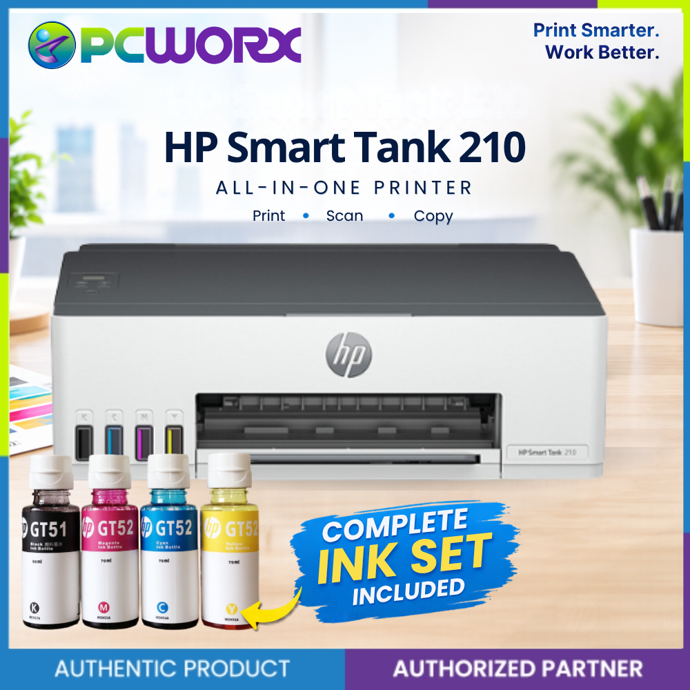 HP Smart Tank 210 Wireless Printer PN# 3D4L3A