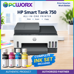 HP Smart Tank 750 3 in 1 w/ ADF Wireless Printer PN: 6UU47A