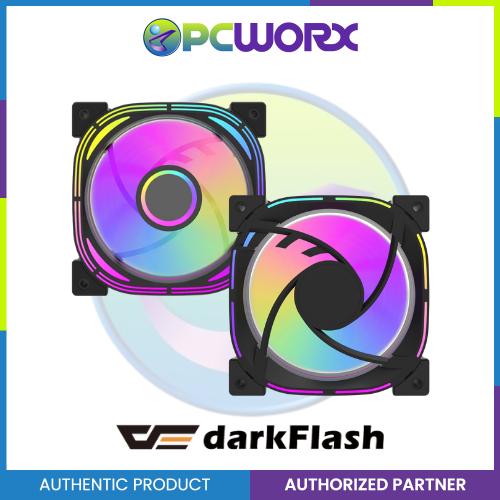 DarkFlash Infinity 24 ARGB 3-in-1 Case Fan Black/White