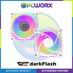 DarkFlash Infinity 24 ARGB 3-in-1 Case Fan Black/White