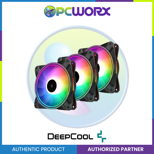 Deepcool DP-F12-AR-CF120P-3P CF120 Plus 120mm ARGB 3-Pack Fan
