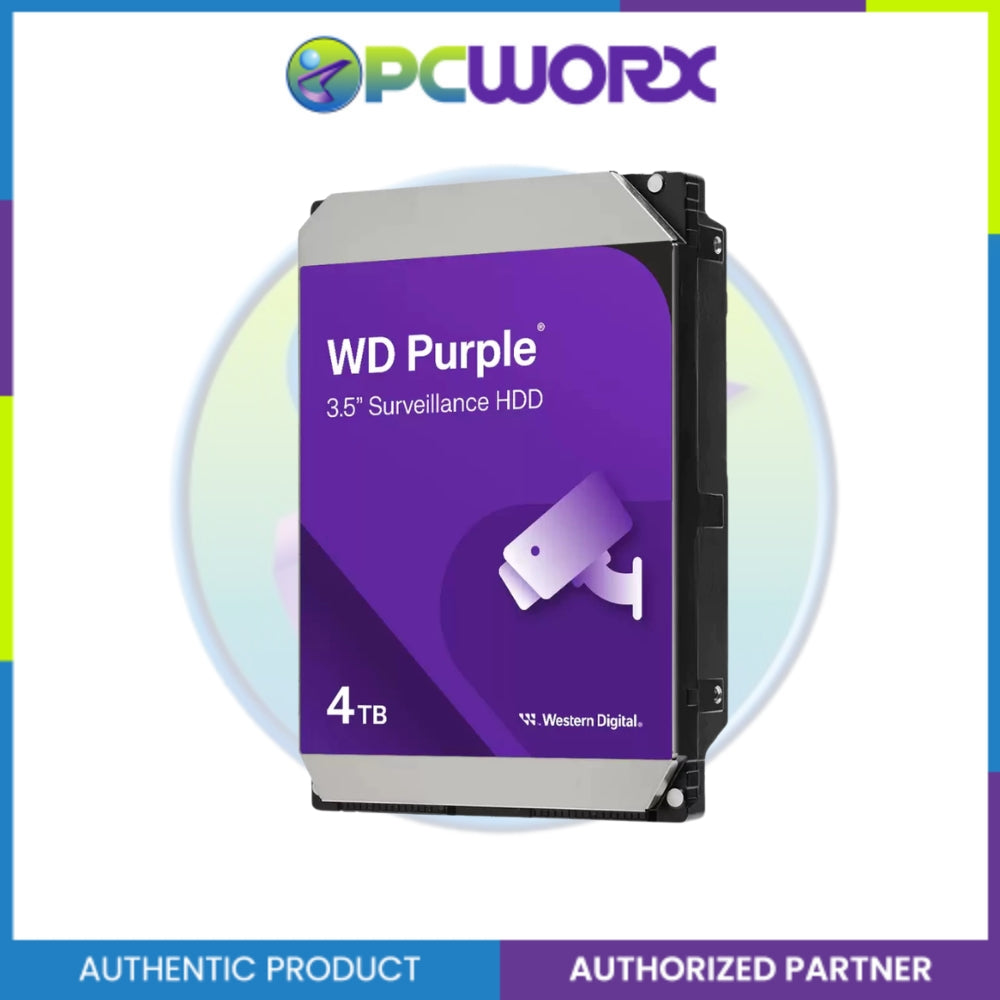 Western Digital WD44PURZ 4TB SATA Purple Surveillance HDD