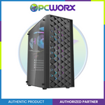Darkflash DK351 TG w/ 4pcs ARGB Fans Mid-tower Gaming Case Black