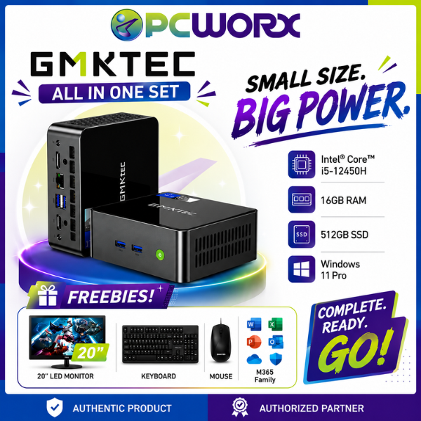 GMKtec NUCBOX M3 Mini PC | Intel® Core™ i5-12450H | 16GB RAM | 512GB SSD | Windows 11 Pro