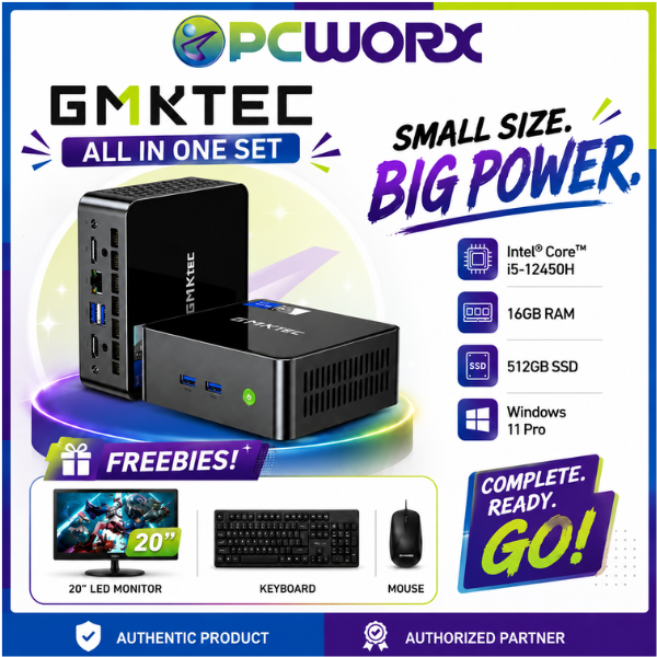GMKtec NUCBOX M3 Mini PC | Intel® Core™ i5-12450H | 16GB RAM | 512GB SSD | Windows 11 Pro