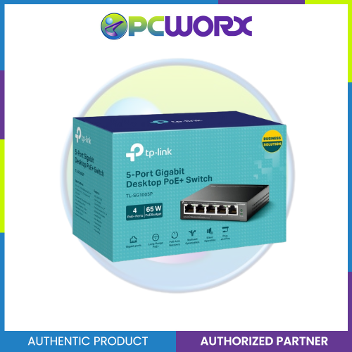 TP-Link TL-SG1005P 5-Port Gigabit Desktop PoE Switch