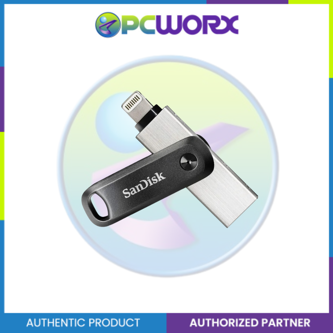 SanDisk SDIX60N-128G-GN6NE 128GB iXpand Go OTG USB 3.0 Black for Apple iPhone and iPad | 128GB iXpand OTG USB Drive | Sandisk Flash Drive