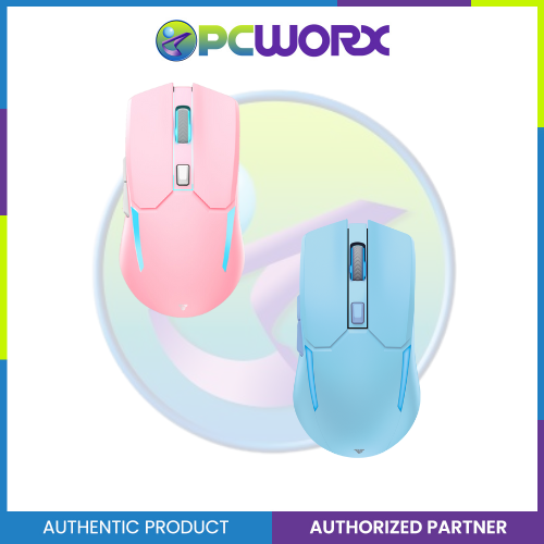 Fantech Venom II WGC2 Vibe Edition 2.4GHZ Wireless RGB Gaming Mouse Blue/Pink