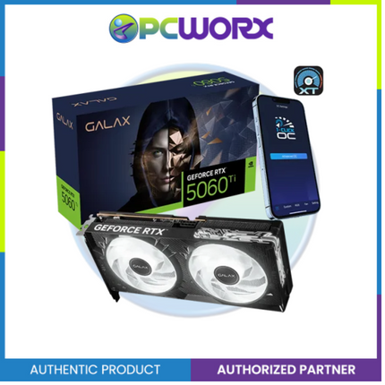 GALAX NVIDIA® GeForce RTX™5060TI 56IZN8MDCPOC 1-Click OC 16GB GDDR7 GPU BLACK