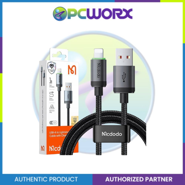 Mcdodo CA-2030 USB-A to Lightning Cable 1m Black