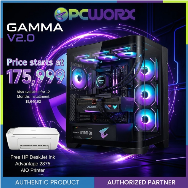 GAMMA V2.0 Gaming Desktop | AMD Ryzen 7 9700X | GeForce RTX 5080 Gaming OC 16GB | 16GB DDR5 | 1TB NVMe SSD