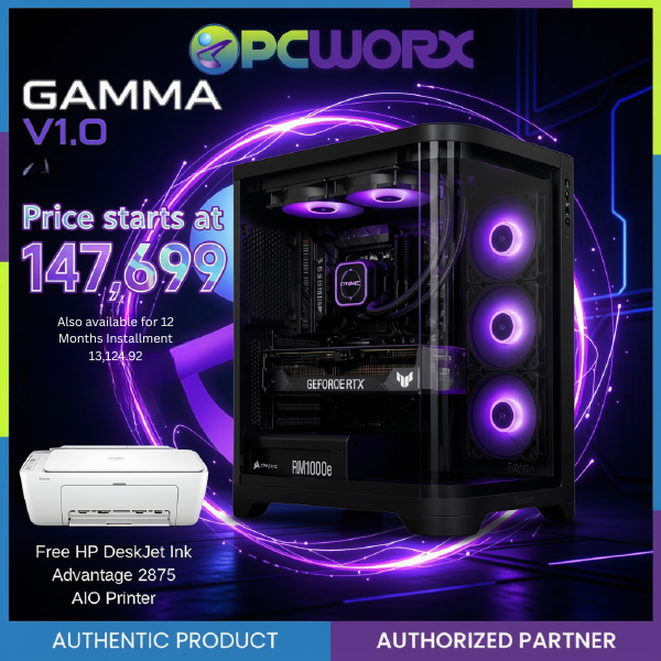 GAMMA V1.0 Gaming PC | Ryzen 7 7700X + ASUS RTX 5070 Ti TUF OC 16GB | DDR5 WiFi Gaming Desktop | FREE HP DeskJet 2875 Printer