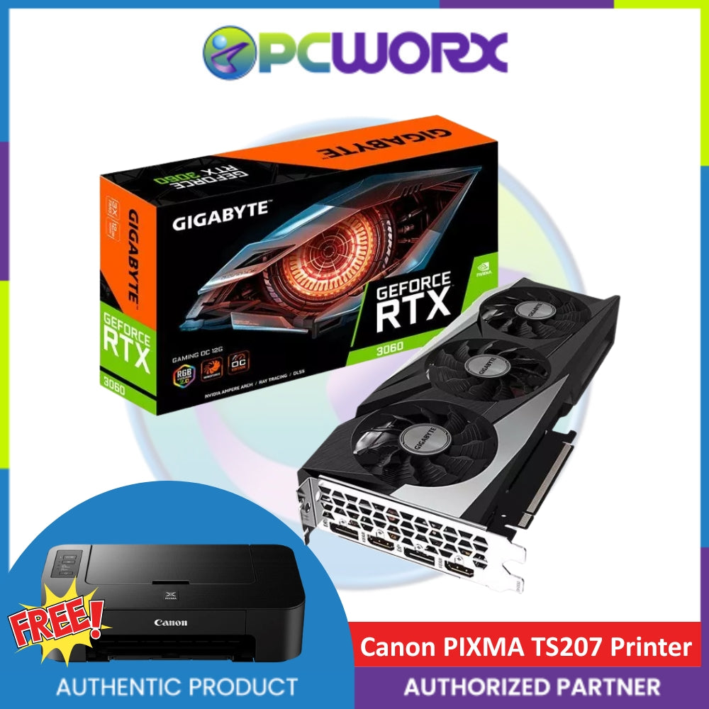 GIGABYTE NVIDIA® GeForce RTX™ 3060 Gaming OC 12GB GDDR6 192-bit LHR GPU
