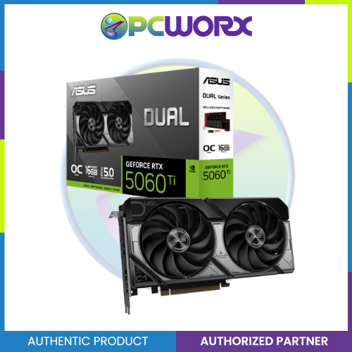 Asus DUAL-RTX5060TI-O16G RTX5060TI DUAL OC 16GB GDDR7 GPU