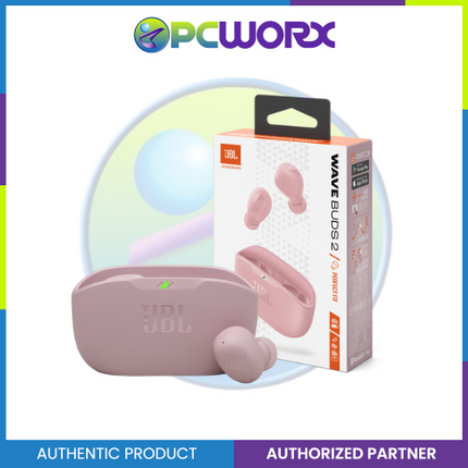 JBL Harman Wave Buds 2 Wireless Earbuds Pink