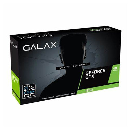 Galax GTX1650 EX Plus 1 Click OC 4GB GDDR6 128-bit Graphics Card
