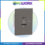 Schneider AvatarOn A 2 USB port 5 V AC-DC USB Charger Outlet - BLACK M3T-USB2-BK | USB Outlet