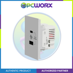 Schneider AvatarOn A 2 USB port 5 V AC-DC USB Charger outlet - GREY M3T-USB2-GY | USB Outlet