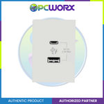 Schneider AvatarOn A 2 USB port 5 V AC-DC USB Charger Outlet - WHITE M3T-USB2-WE | USB Outlet