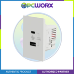 Schneider AvatarOn A 2 USB port 5 V AC-DC USB Charger Outlet - WHITE M3T-USB2-WE | USB Outlet