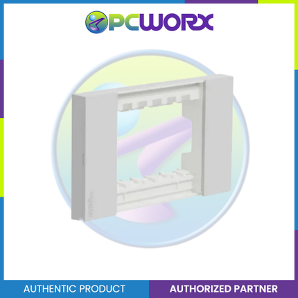 Schneider AvatarOn A 3 gangs Blank Plate - GREY M3T03-GY