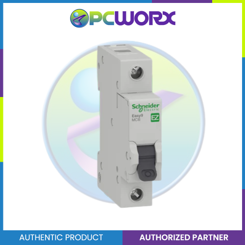 Schneider Easy9 IEC 1 Pole 63A DIN-Rail Type Miniature Circuit Breaker 230V 6 Kaic (EZ9F56163)