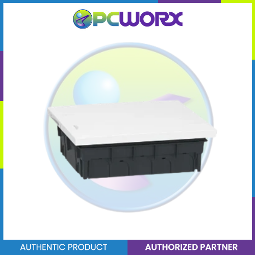 Schneider Enclosure Resi9 MP Flush Mounting 1 Row of 12 Modules IP40 White Door 1 Earth + 1 Neutral Terminal Blocks MIP22112