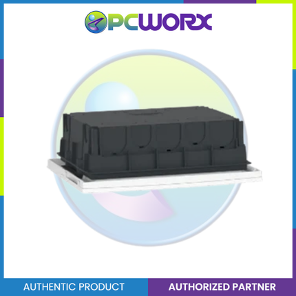 Schneider Enclosure Resi9 MP Flush Mounting 2 Rows of 12 Modules IP40 White Door 1 Earth + 1 Neutral Terminal Blocks MIP22212