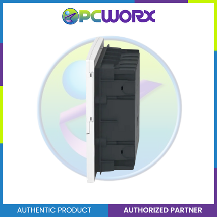 Schneider Enclosure Resi9 MP Flush Mounting 1 Row of 18 Modules IP40 White Door 1 Earth + 1 Neutral Terminal Blocks MIP22118