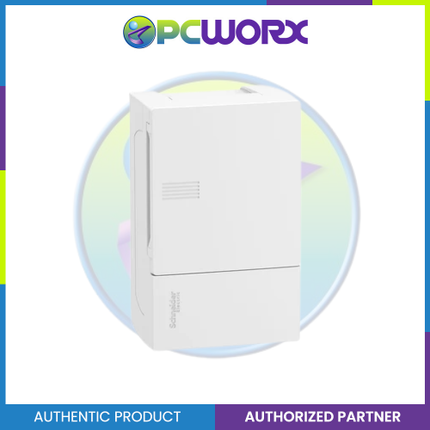 Schneider Enclosure Resi9 MP Flush Mounting 3 Rows of 12 Modules IP40 White Door 1 Earth + 1 Neutral Terminal Blocks MIP22312