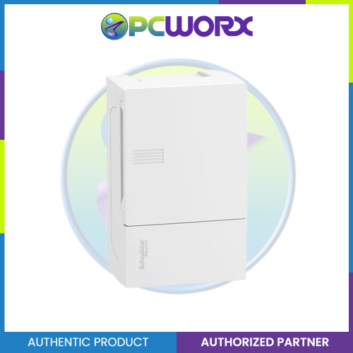 Schneider Enclosure Resi9 MP Flush Mounting 3 Rows of 12 Modules IP40 White Door 1 Earth + 1 Neutral Terminal Blocks MIP22312