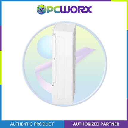 Schneider Enclosure Resi9 MP Surface 1 Row of 18 Modules IP40 White Door 1 Earth + 1 Neutral Terminal Blocks MIP12118