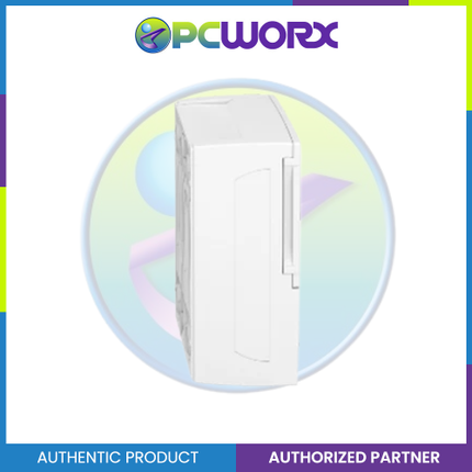 Schneider Enclosure Resi9 MP Surface Mounting 1 Row of 12 Modules IP40 White Door 1 Earth + 1 Neutral Terminal Blocks (MIP12112)