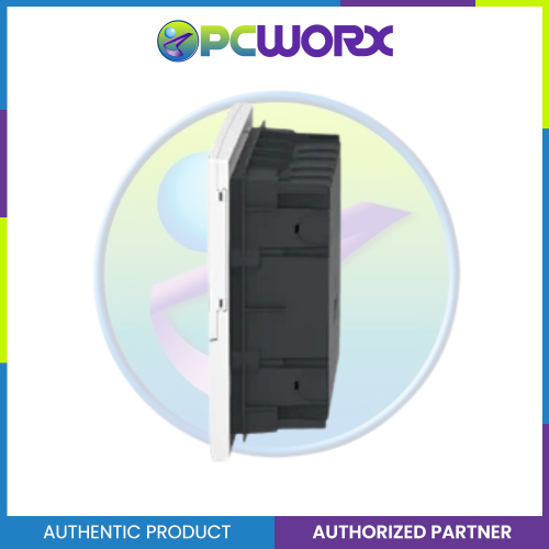Schneider Enclosure, Resi9 MP Flush Mounting 1 Row of 8 Modules IP40 White Door 1 Earth + 1 Neutral Terminal Blocks MIP22108