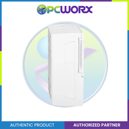 Schneider Enclosure, Resi9 MP Surface 1 Row of 8 Modules IP40 White Door 1 Earth + 1 Neutral Terminal Blocks MIP12108