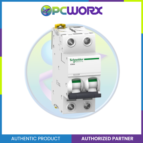 Schneider Acti9 IEC 2P 40A C DIN-Rail Type Miniature Circuit Breaker 230/400V 10kAIC (A9F74240)