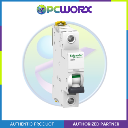 Schneider Acti9 IEC, 1-Pole 32A DIN-Rail Type Circuit Breaker 230/400V 10 KAIC (A9F74132)