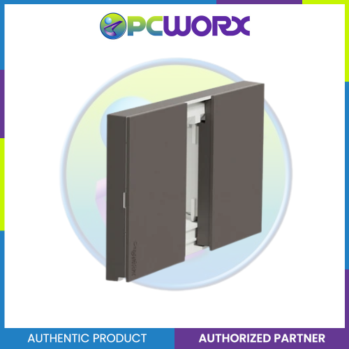 Schneider AvatarOn A 1 gang Grid Plate - BLACK M3T01-BK