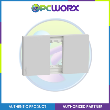 Schneider AvatarOn A 1 gang Grid Plate - GREY M3T01-GY