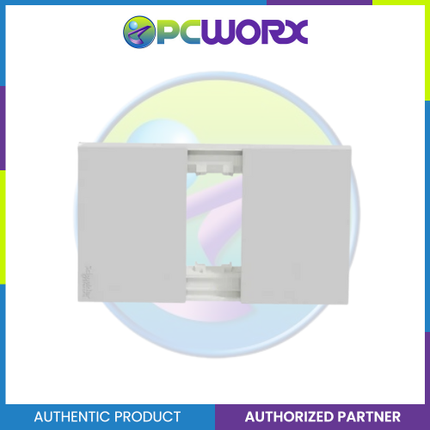 Schneider AvatarOn A 1 gang Grid Plate - GREY M3T01-GY