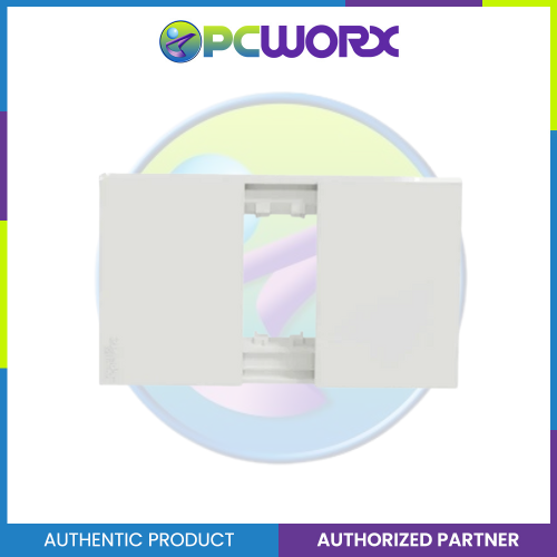 Schneider AvatarOn A 1 gang Grid Plate - WHITE M3T01-WE
