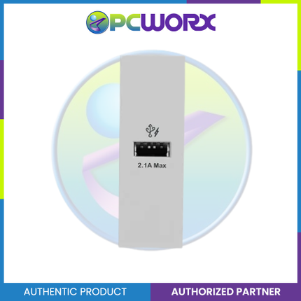 Schneider AvatarOn A 1 USB port 5 V AC-DC USB Charger Outlet - GREY M3T-USB-GY | USB Outlet