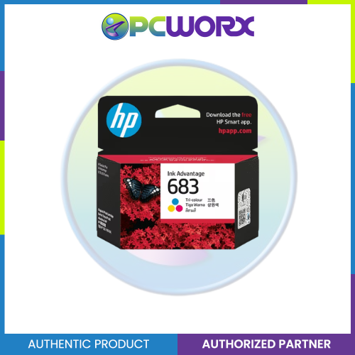 HP 683 Black / Tri-color Original Ink Advantage Cartridge (7FP38ZA / 7FP39ZA)