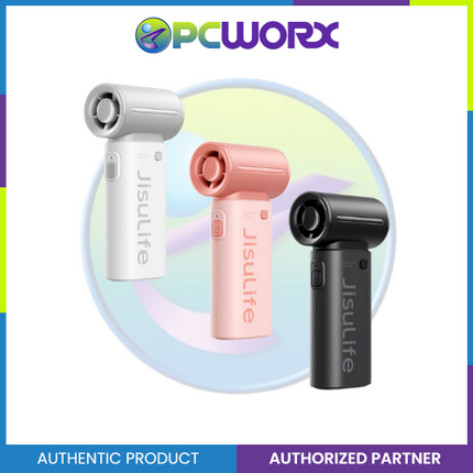 Jisulife Handheld Fan Life9 3600mAh Pink | Black | Light Gray