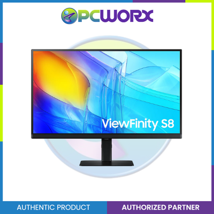 VIEWFINITY S8 - LS32D800EAEXXP	 Samsung 32" Flat 4K 3,840 x 2,160 VA Panel 5ms 60Hz, Eye Saver Mode, Flicker free, PIP,PBP, Adaptive Picture, HDMI, DP, USB, HAS, Pivot, Swivel, Tilt, Wall Mountable, Color Black