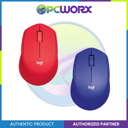 Logitech M331 Silent Plus Wireless Mouse Blue / Red