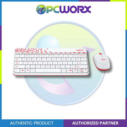 Logitech MK240 Wireless Keyboard and Mouse White