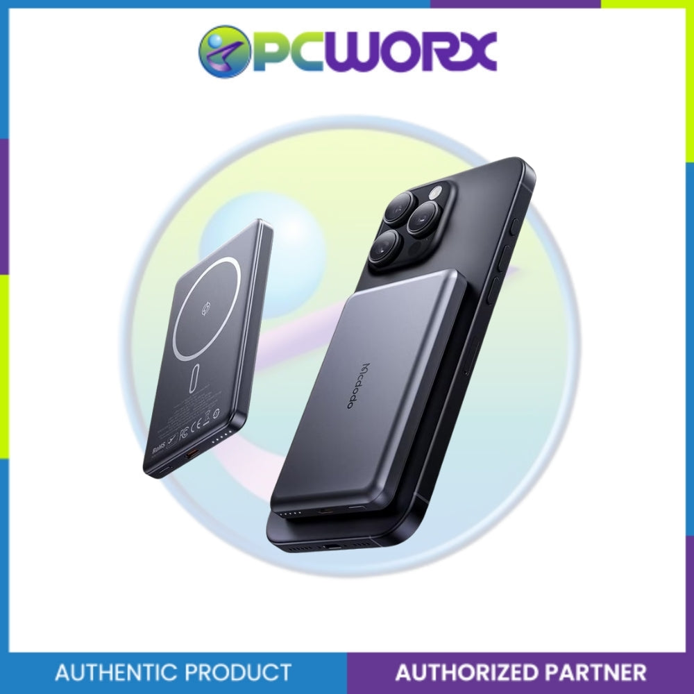 Mcdodo MC-4641 20W Magnetic Wireless Metal Ultra-Thin 5000mAh 1C Power Bank Black