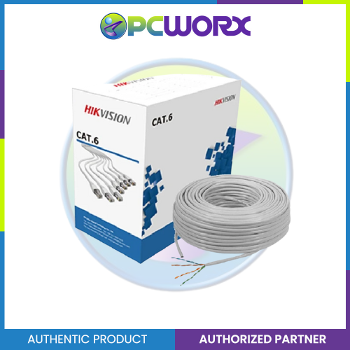 Hikvision DS-1LN6-UE-W Cat6 UTP Cable 305m/roll