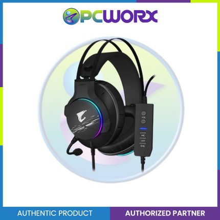 Gigabyte GP-AORUS-H1 Virtual 7.1 Gaming Headset | Desktop Headset | Headset